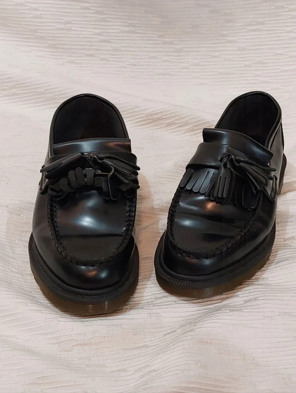 Dr. Martens Black Tassel Loafers Size 6/EU38